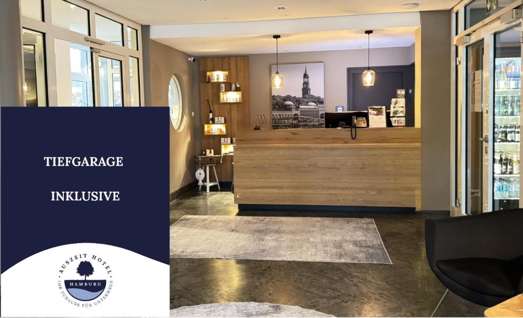 El lobby o recepción de Auszeit Hotel Hamburg