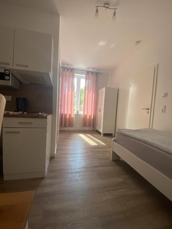 Kuchyň nebo kuchyňský kout v ubytování Himmelpforten Loft