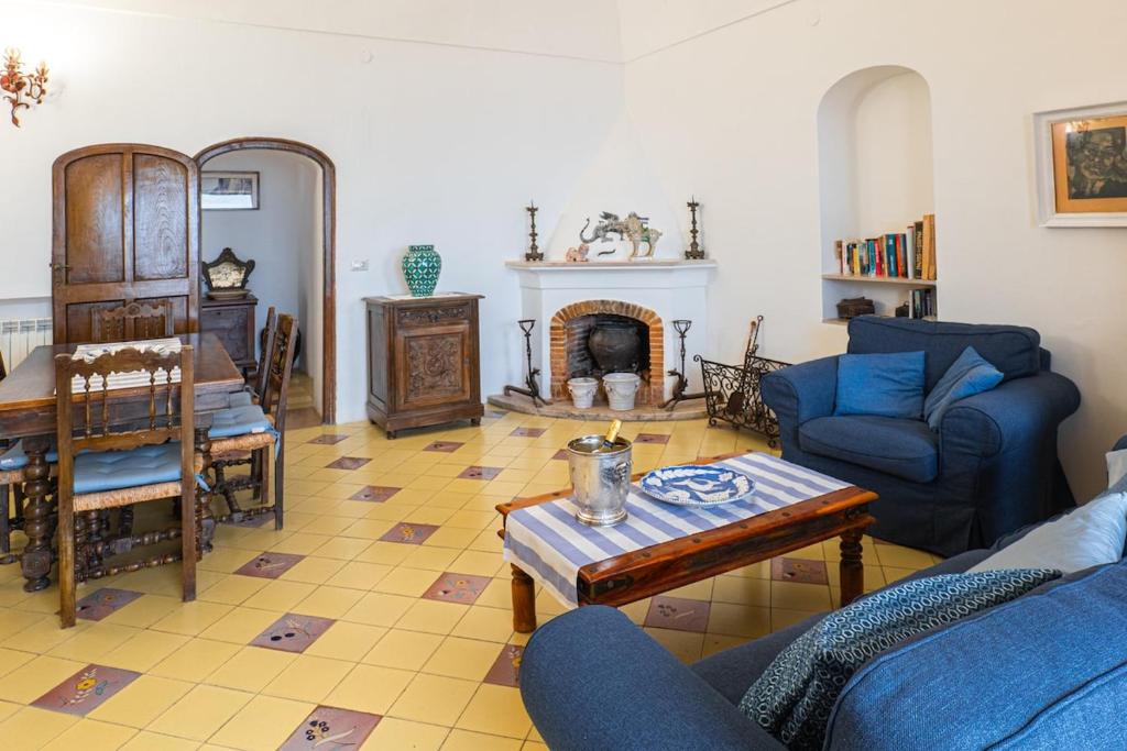 Et opholdsområde på Villa Svevo Positano