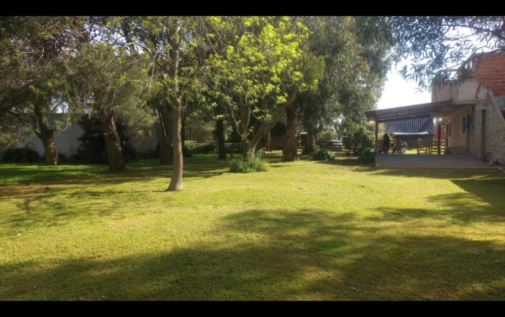 Sueño magico في شابادمالال: ساحة فيها اشجار ومنزل ومبنى