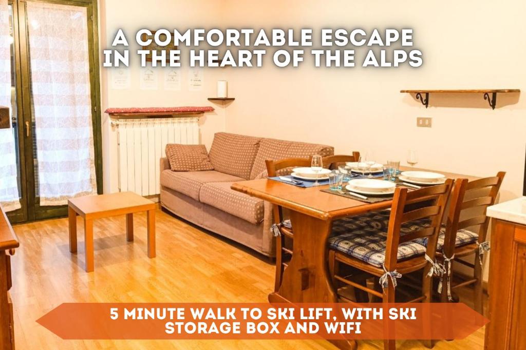 Posezení v ubytování 3 Min Walk To Slopes - Mountains & Comfort