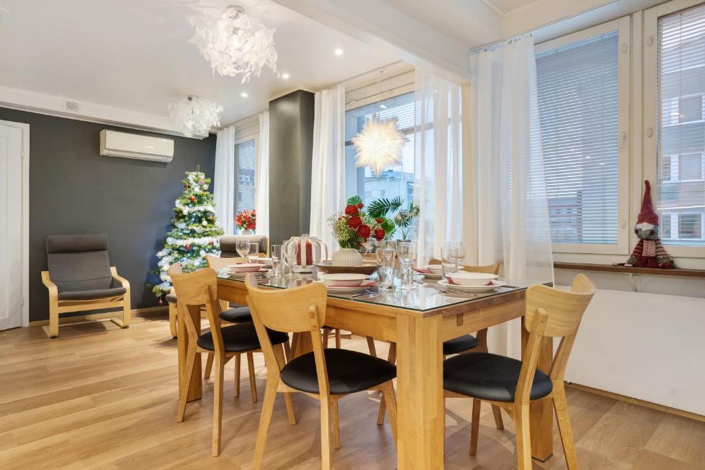 Χώρος καθιστικού στο Santalux City Suite, Sauna