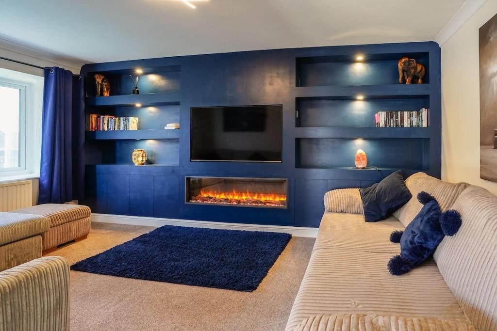 Et opholdsområde på Spacious 4 Bed House - Sleeps 8