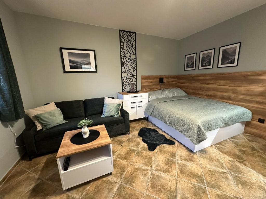 Postel nebo postele na pokoji v ubytování Studio 39