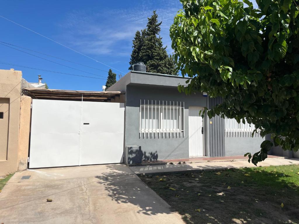 Bygningen som feriehuset ligger i