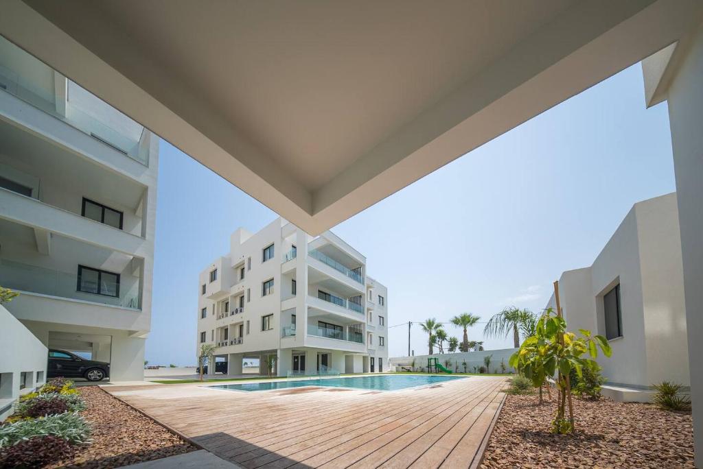 Το κτήριο όπου στεγάζεται  το διαμέρισμα