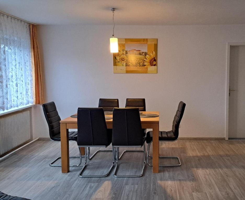 Posezení v ubytování Ferienwohnung Auguste