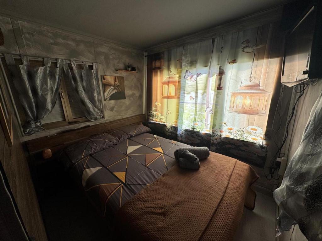 Postel nebo postele na pokoji v ubytování king's house