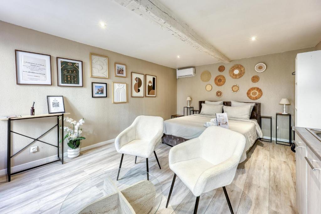 Гостиная зона в Studio N1 Draguignan Centre