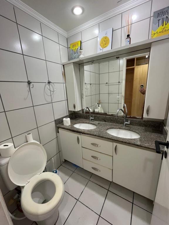 Ένα μπάνιο στο Apt Vista Mar