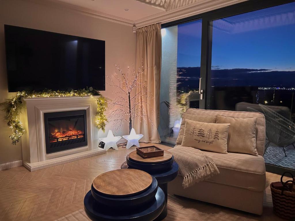 Et opholdsområde på Hill41 kotlina kłodzka domki z sauną