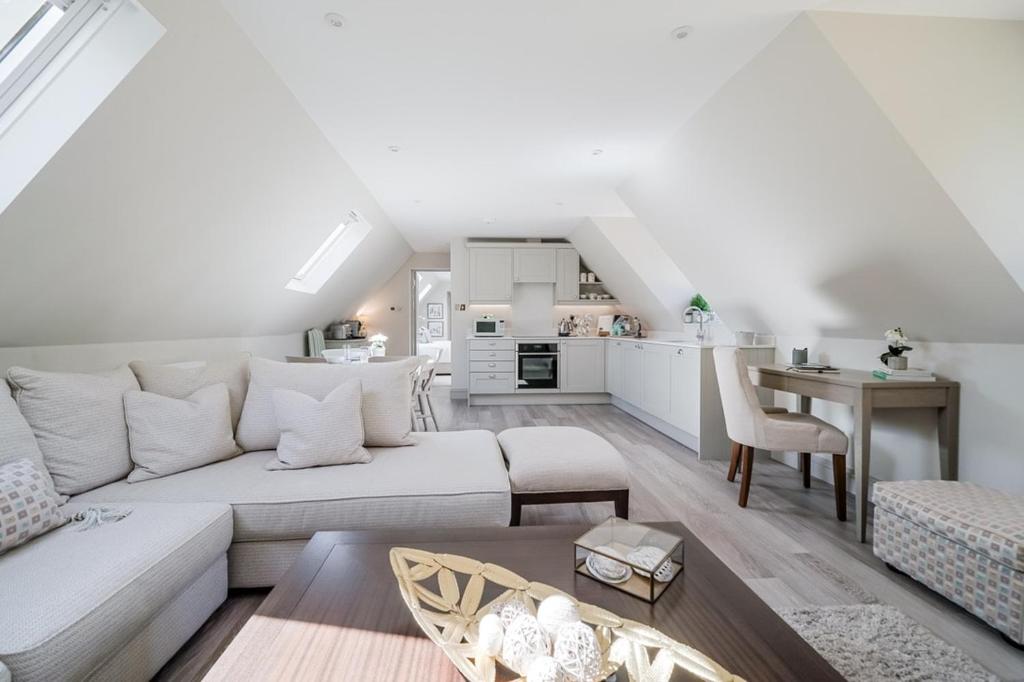 Køkken eller tekøkken på April Lodge