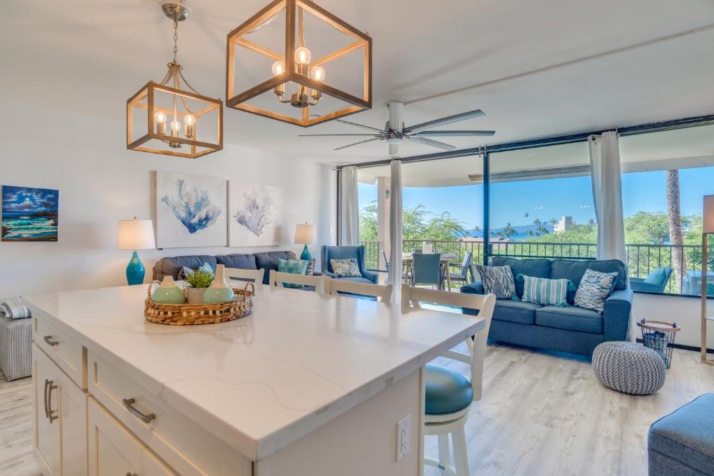 Posezení v ubytování Kihei Alii Kai B306