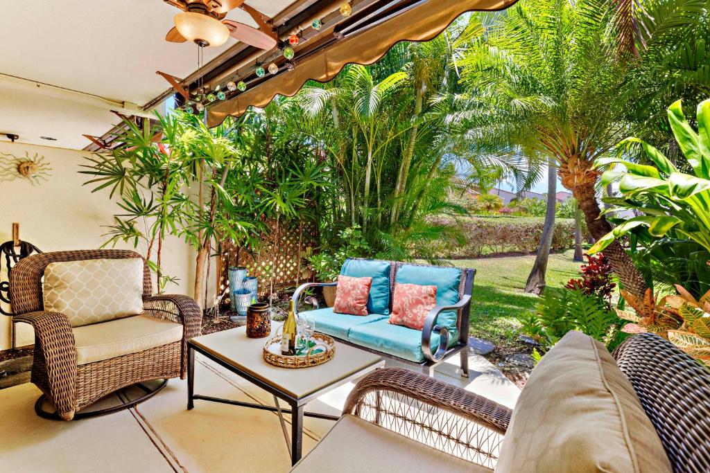 Zahrada ubytování Maui Kamaole M109