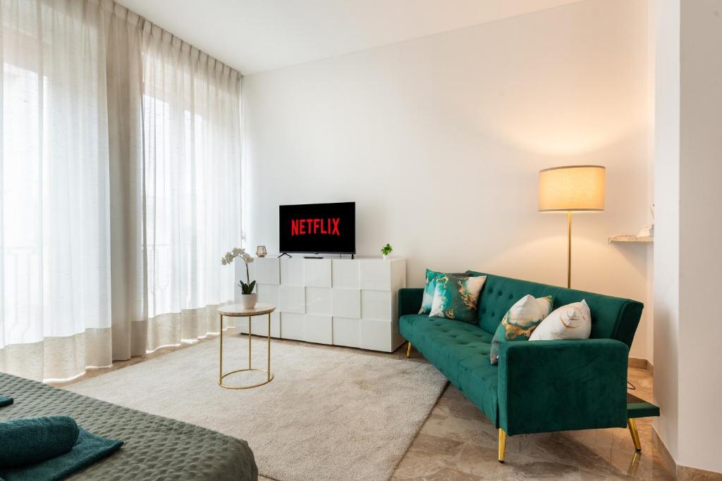 Posezení v ubytování Appartamento vicino Milano, Como e MXP