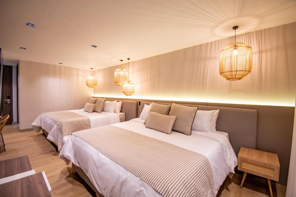 Travel Proud Sustainability certification Hotel Salento Real Eje Cafetero - Quarto Duplo Deluxe Com Duas Camas De Casal