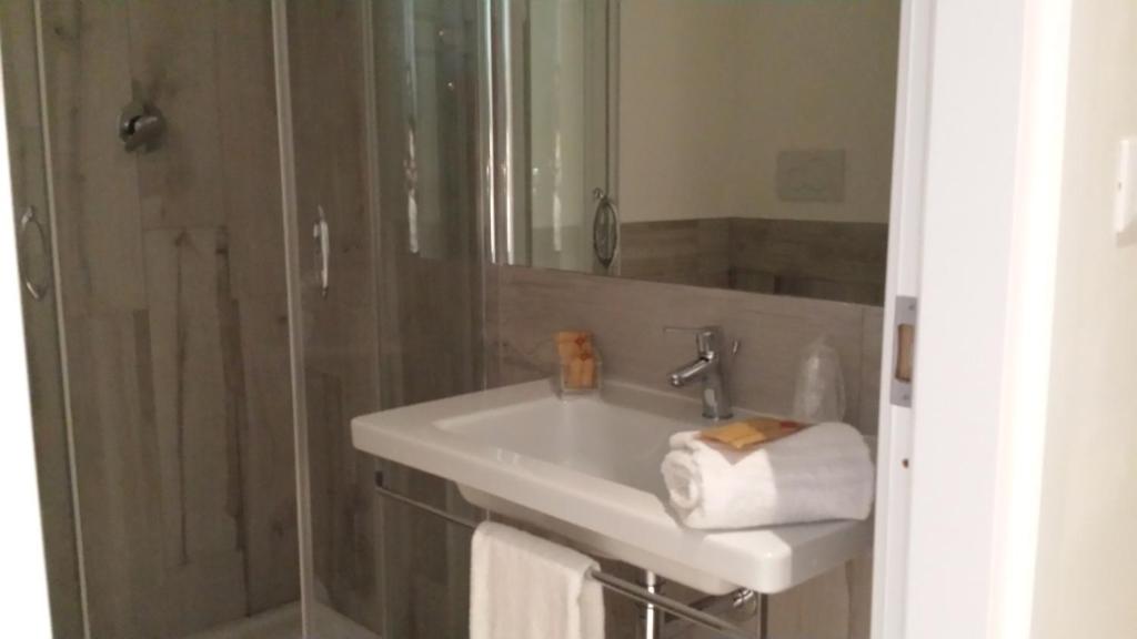 Koupelna v ubytování Hotel Villa Giulia