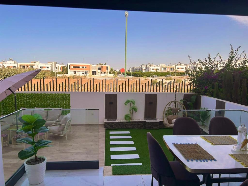 Балкон или терраса в Appartement chic a 5 mins de la plage