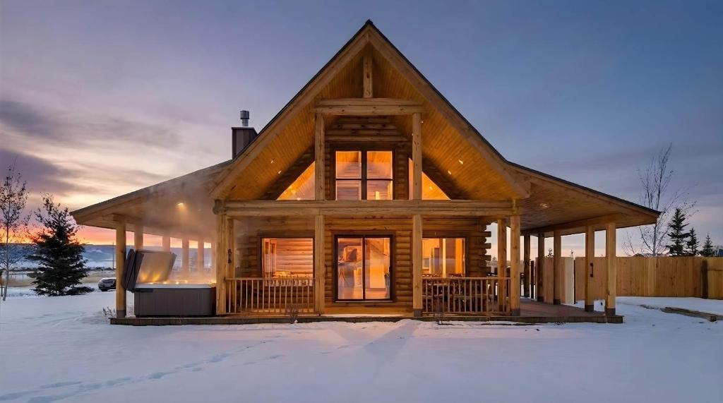 Το Targhee Shadows - Tetons Yellowstone hot tub τον χειμώνα