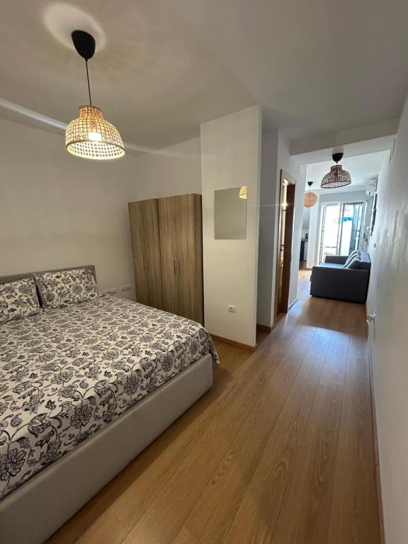 Кровать или кровати в номере Apartamento Punta Umbría junto a la Ría