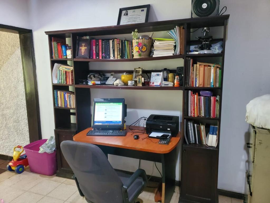 Knihovna v bed and breakfast