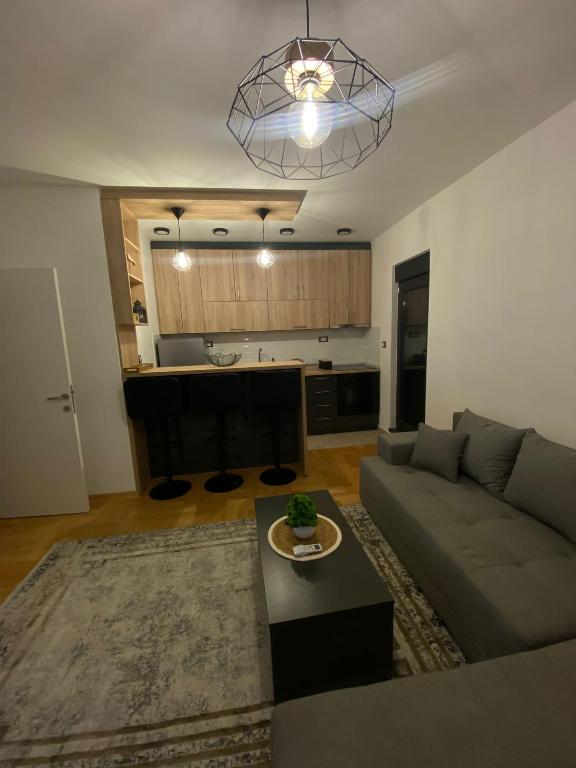 Kuchyň nebo kuchyňský kout v ubytování Mija