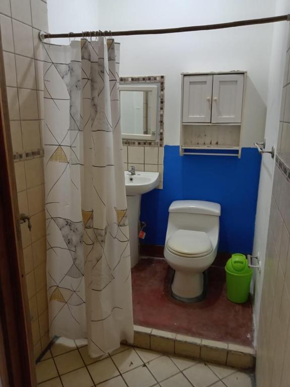 Koupelna v ubytování Tyler's Place