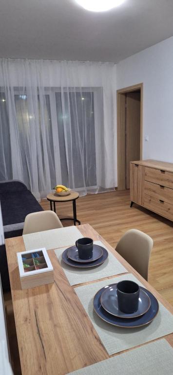 Χώρος καθιστικού στο Apartament Sobieskiego nr 3