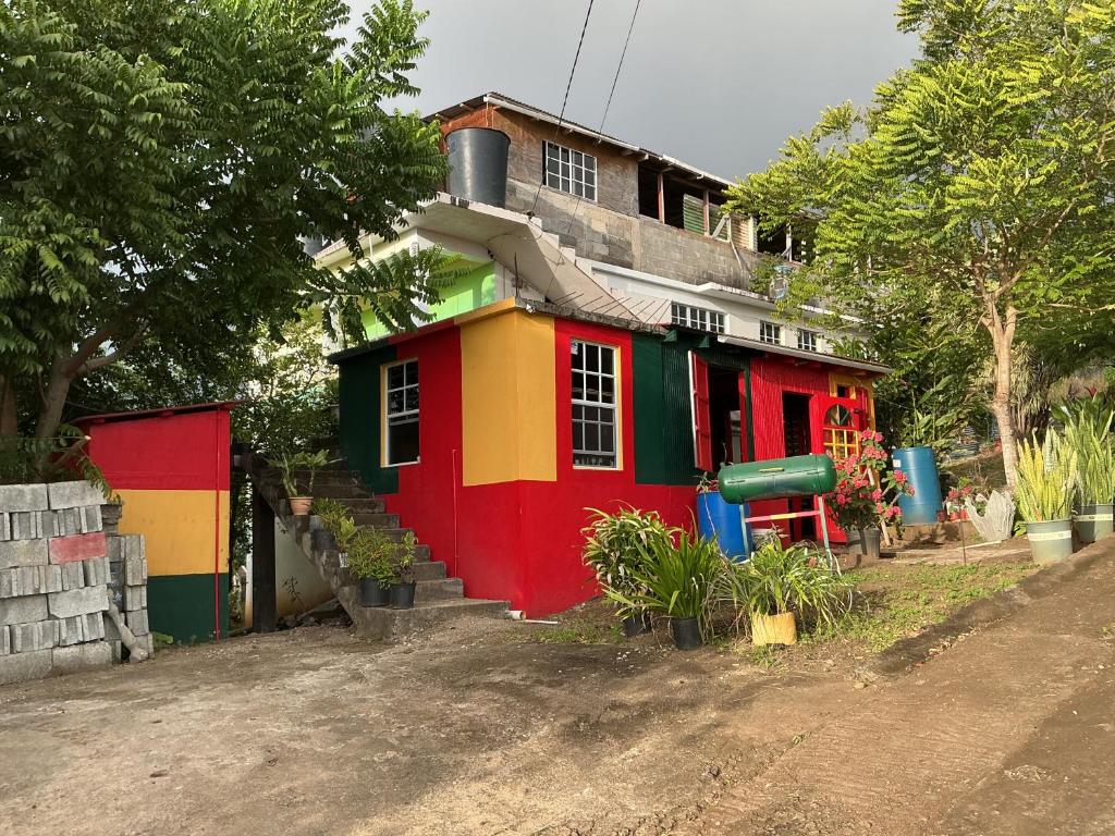 Budova, kde se bed and breakfast nachází