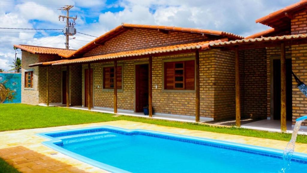 Swimmingpoolen hos eller tæt på Morada do vento