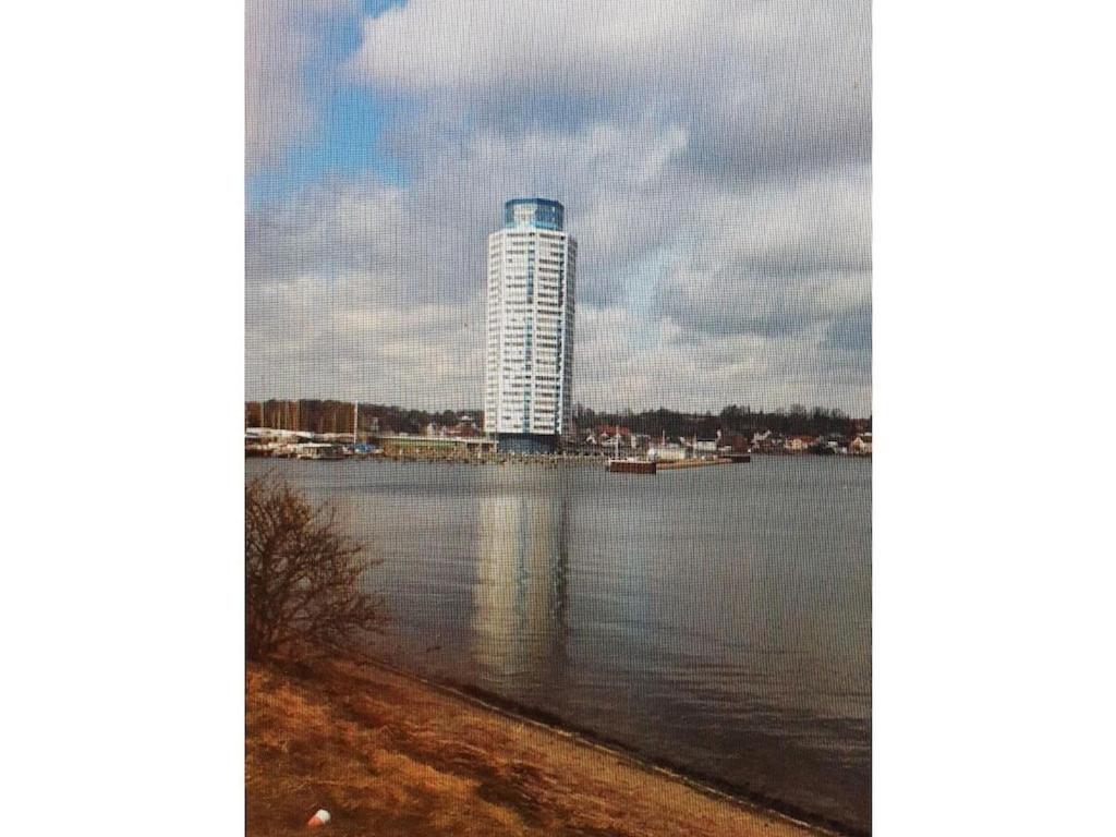 Udsigt til en flod der løber i nærheden af feriehuset