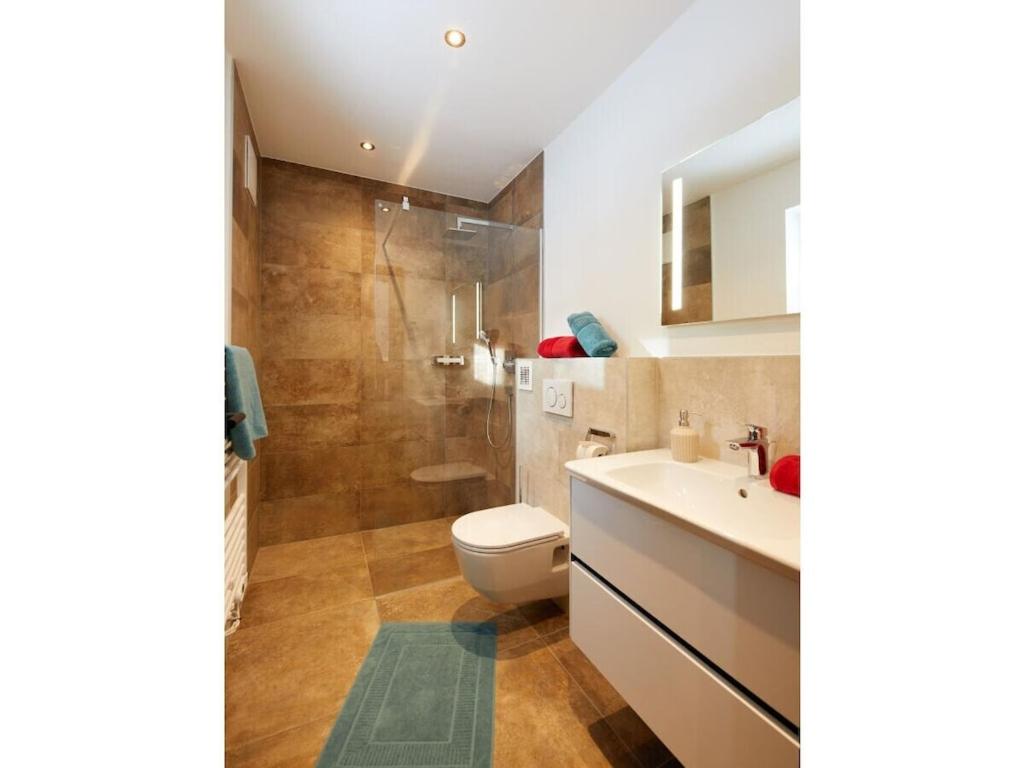 Koupelna v ubytování Holiday apartment with 10 bedrooms