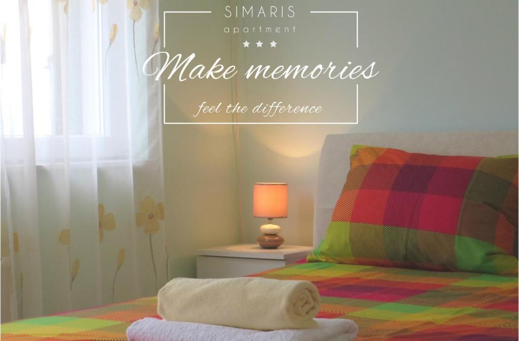 Posteľ alebo postele v izbe v ubytovaní Apartment Simaris - spacious with terrace and sea view