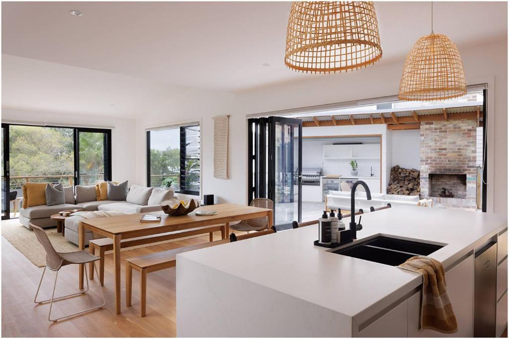 Et opholdsområde på Walu House