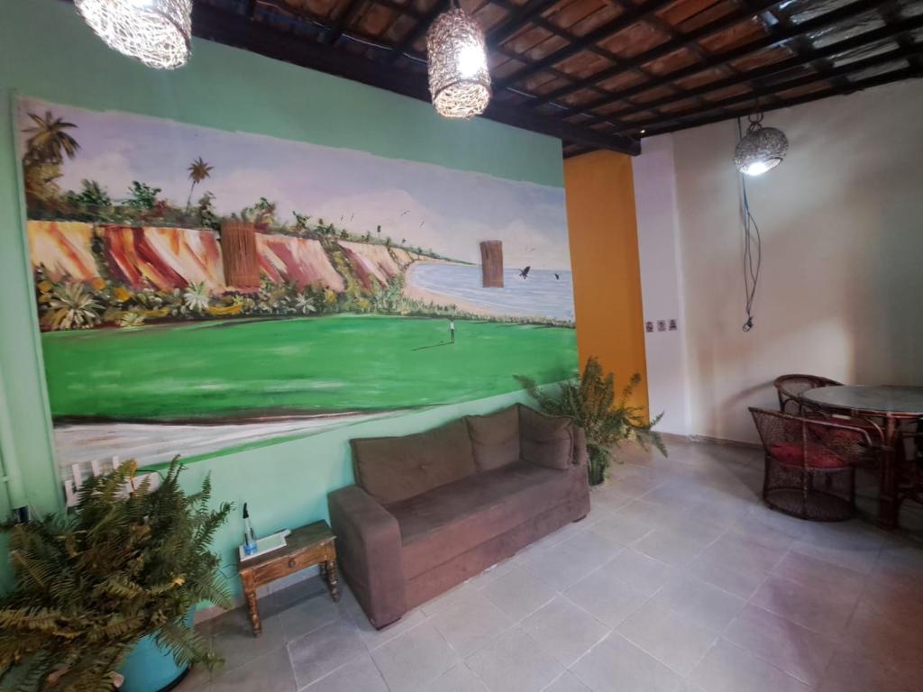 Et opholdsområde på Hostel da Passarela