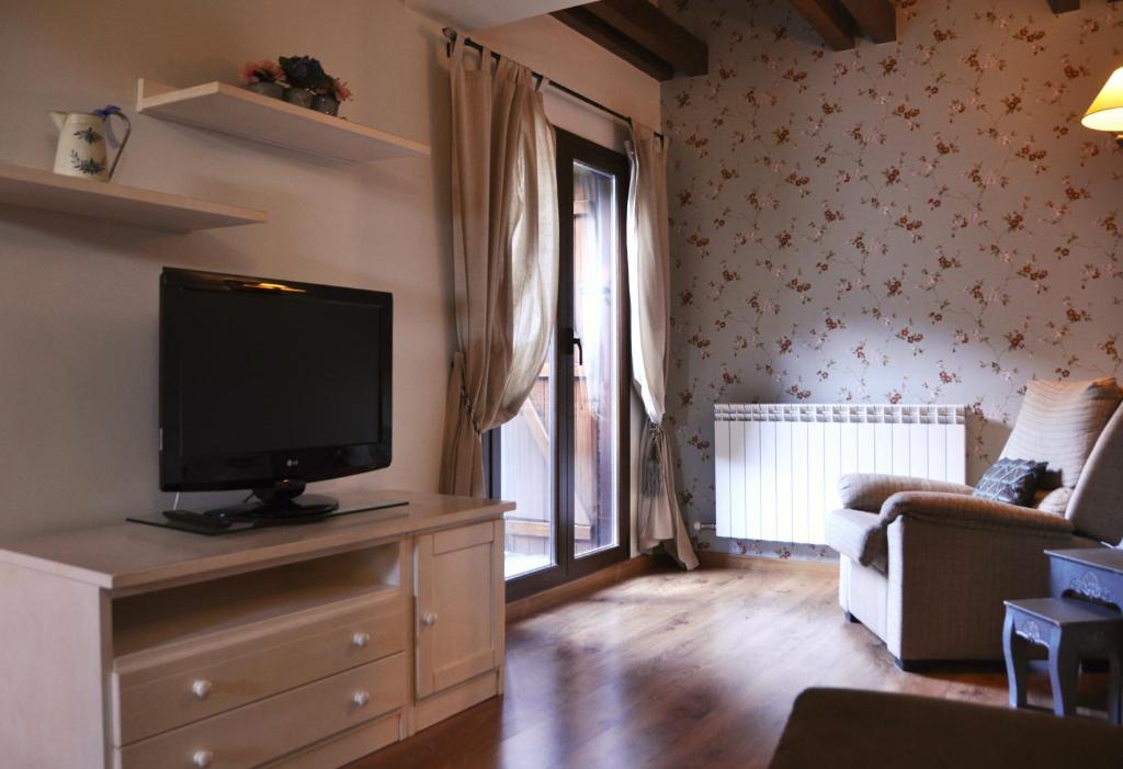 TV a/nebo společenská místnost v ubytování Casa Montse
