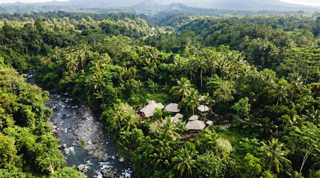 Naturlandskabet i nærheden af resortet