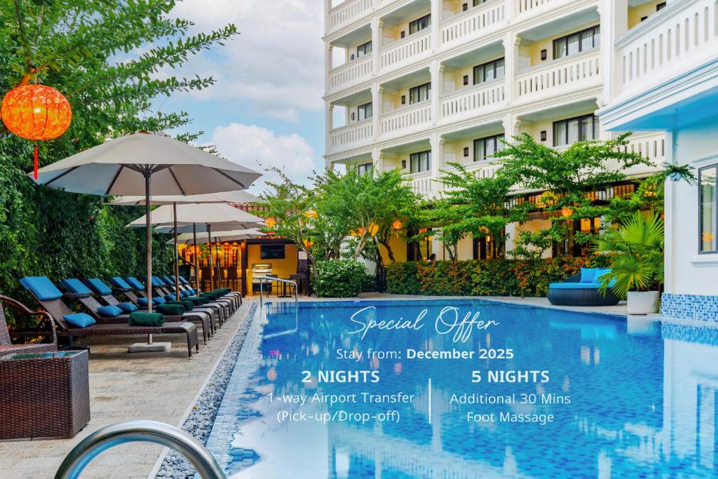 Πισίνα στο ή κοντά στο Wyndham Garden Hoi An Cua Dai Beach