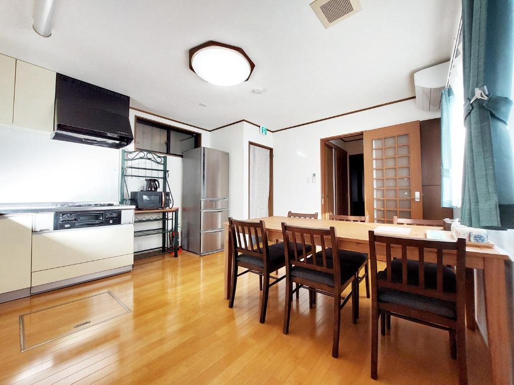 Nhà bếp/bếp nhỏ tại Haru Guesthouse