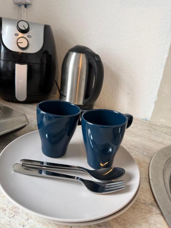 Tiện nghi pha trà/cà phê tại A nice and cozy Studio near West Hampstead Station