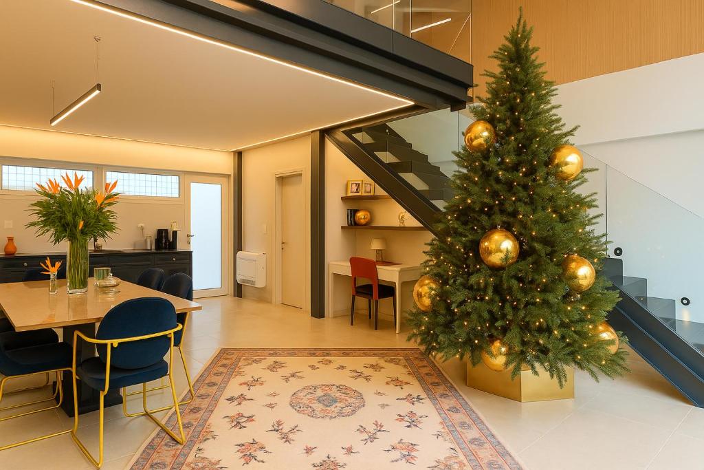 Istumisnurk majutusasutuses Apeiron Athena Residences