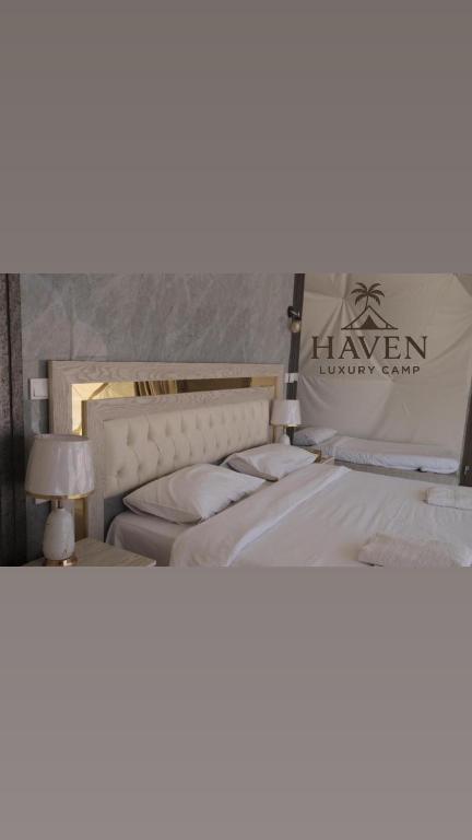 Ένα ή περισσότερα κρεβάτια σε δωμάτιο στο Haven Luxury Camp