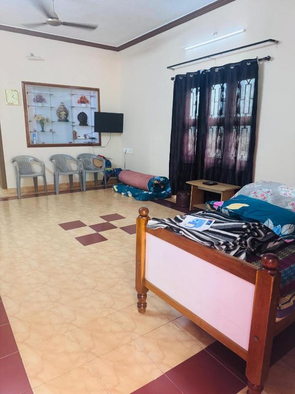 Postel nebo postele na pokoji v ubytování Namma illu