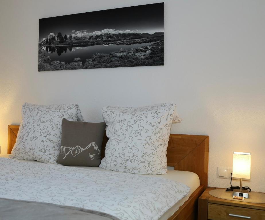 Postel nebo postele na pokoji v ubytování Apartments Gabl