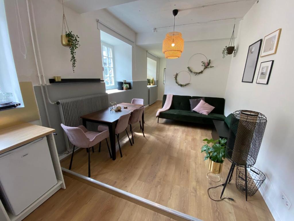 Et opholdsområde på Cosy apartment 4 in Historic Abbey