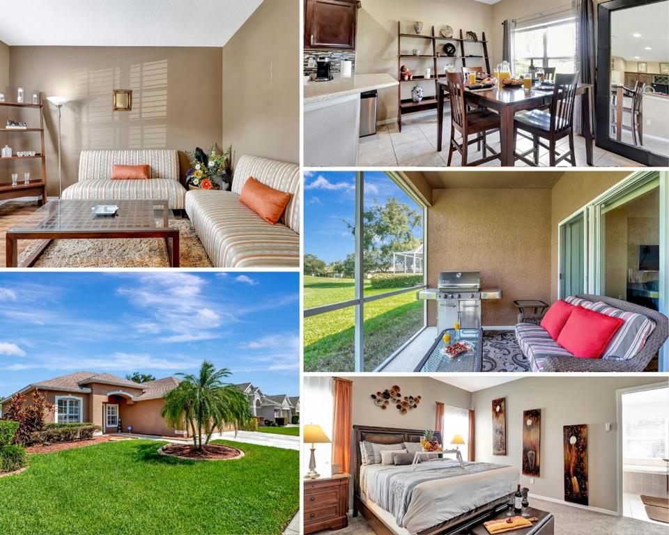 a collage of photos of a home at Valrico's Hidden Gem A Stunning 3-Bedroom Oasis Awaits! in Valrico