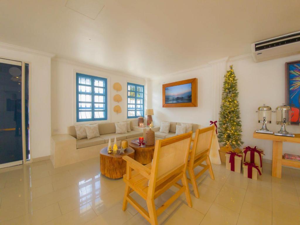 Χώρος καθιστικού στο Bohemia Hotel Boutique