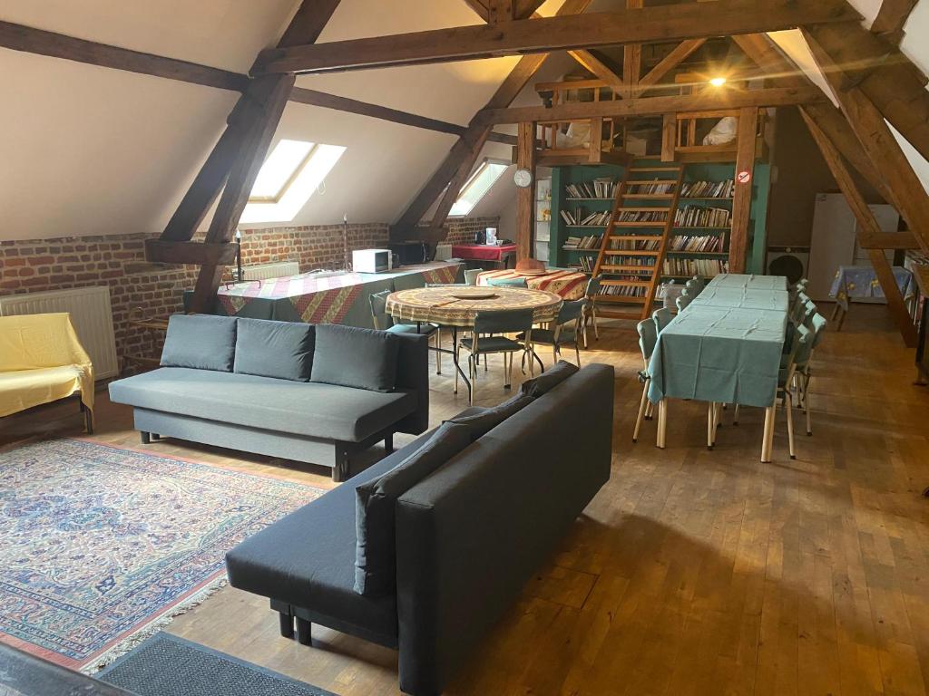 Posezení v ubytování Chambres d'hôtes et gîtes à la ferme