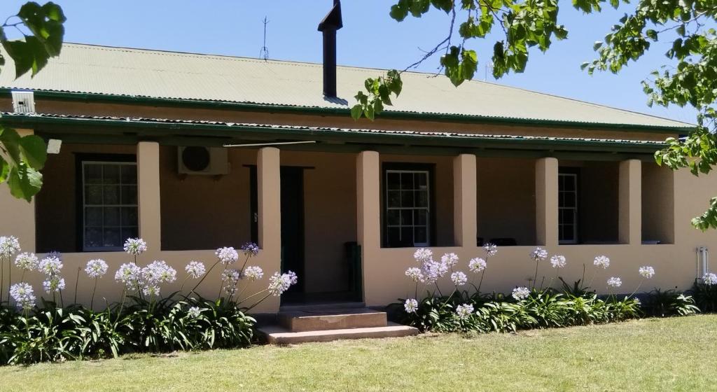 Bygningen som feriehuset ligger i