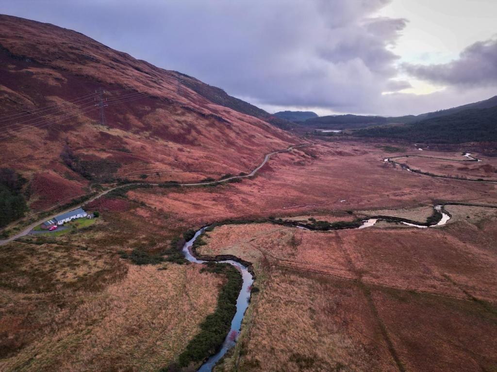 Naturlandskabet i nærheden af feriehuset